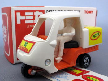 トミカ赤箱日本製 82-2 ピザ宅配バイク 通販 買取 ミニカーショップ