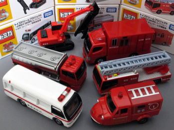 トイズドリーム プロジェクト 出動指令！消防車両コレクション 6台セット 新品トヨタコースター特殊救急車